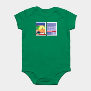 Pablo Sanchez - Backyard Baseball Stats Card Baby Bodysuit